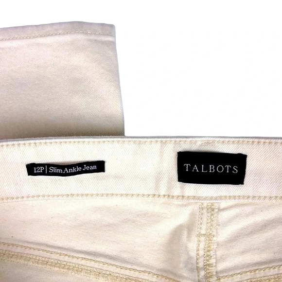 Talbots New Women’s 12P Slimming Panel Ankle Jean - Picture 4 of 7